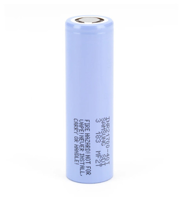 品質  Samsung 40T 21700 4000mAh 35A Battery 3.6V Lithium Ion Battery Cell INR21700-40T 工場