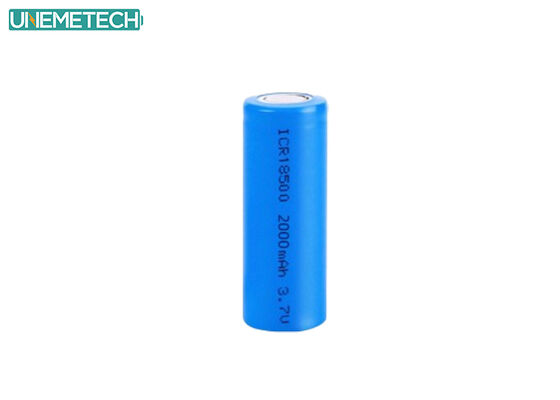 品質  18500 3.7V 2000mAh High Capacity Cylindrical Lithium Ion Battery for Power Tools 工場