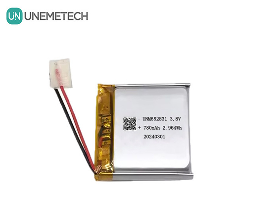 4.35V 高電圧リオン電池 682531 780mAh 3.8V ウェアラブルデバイス電池 CE 承認