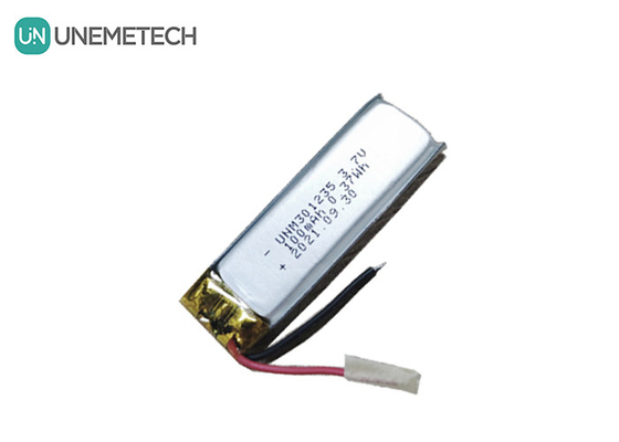 3.7V 100mAh 301235 消費電子機器用 リチウムポリマーバッテリー