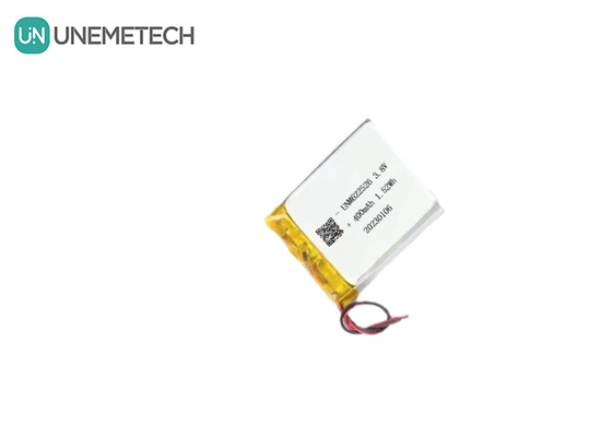 カスタム 3.8V 400mAh 高電圧 リチウムイオンバッテリーパック 622526 スマートウォッチ用