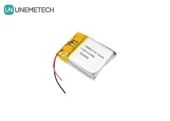 3.8V 441718 高電圧ポリマー リチウムイオン電池 110mAh 医療ブレスレット