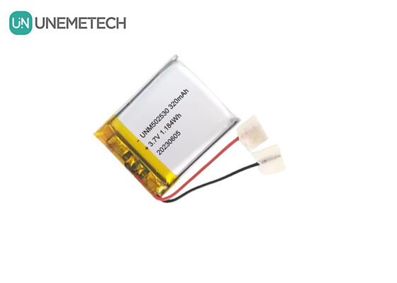 502530 3.7V 320mAh ウェアラブル製品のリッチャブルポリマーリチウム電池