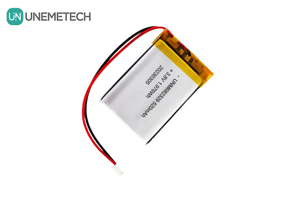 CE 4.35V 高電圧リチウム電池 682329 520mAh 3.8V リチウムイオン充電電池