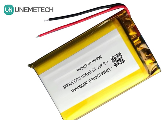 UNEMETECH 4.35V 高圧リポバッテリー 104060 3.8V 3600mAh リチウムイオンポリマーバッテリー
