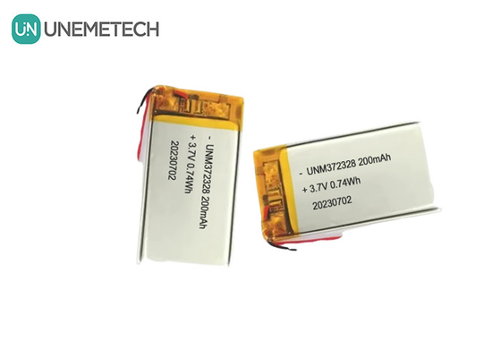 3.7V リポ充電電池 372328 3.7V 200mAh 電子製品のリチウムイオンポリマー電池