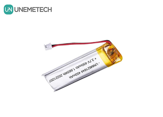 UNEMETECH 3.7V 450mAh カスタマイズされたリポ充電電池 621644 電子ペン