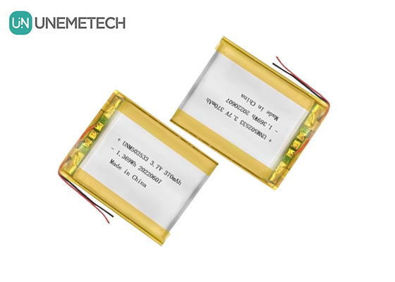 リチウム電池 502533 3.7V 370mAh リチウム電池 携帯時計用