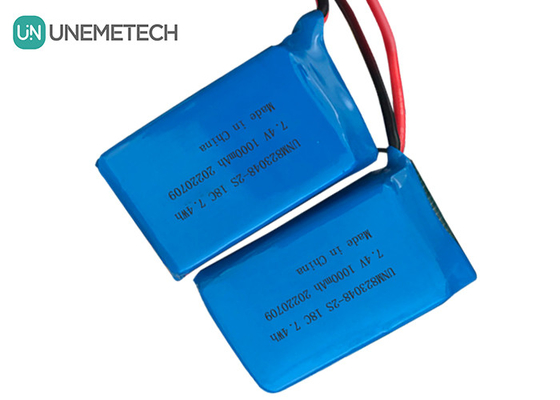2S 高放電率 リポ電池 / 18C リチウムポリマー電池 7.4v 1000mah 823048