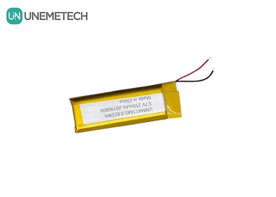 3.7V 250mAh リポリマー電池 411645 / POSマシンのためのリポ充電電池パック