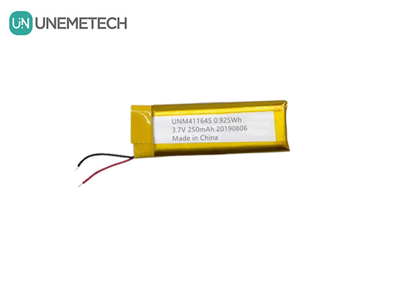 3.7V 250mAh リポリマー電池 411645 / POSマシンのためのリポ充電電池パック