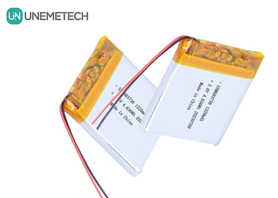 OEM 4.35V 高電圧 リチウムポリマー電池 1220mAh 683736 長サイクル寿命