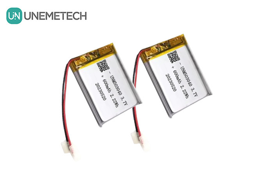 リチウムイオン充電電池 503040 3.7V リポ電池 600mAh 警報システムのための保護板