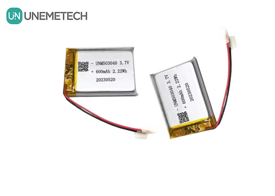 リチウムイオン充電電池 503040 3.7V リポ電池 600mAh 警報システムのための保護板