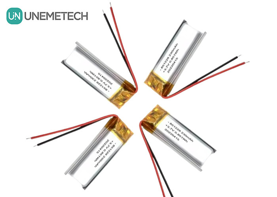 UNEMETECH 230mAh リポ電池 3.7V リチウムポリマー電池 851228 リモコンペンのための
