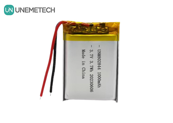 3.7V リチウムイオン電池 1000mAh 802844 リチウムポリマー電池 小型家電用