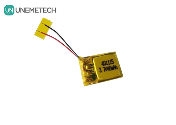UNEMETECH 401115 再充電可能なポリマーリチウム電池 / 3.7V 40mAh イヤホン電池