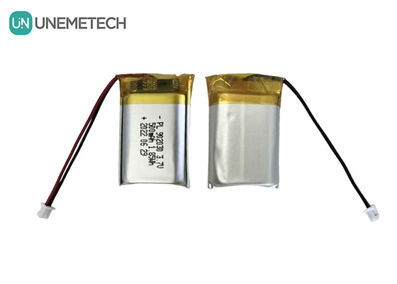 3.7V 500mAh リチウムポリマー充電電池 902030