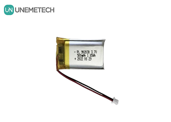 3.7V 500mAh リチウムポリマー充電電池 902030