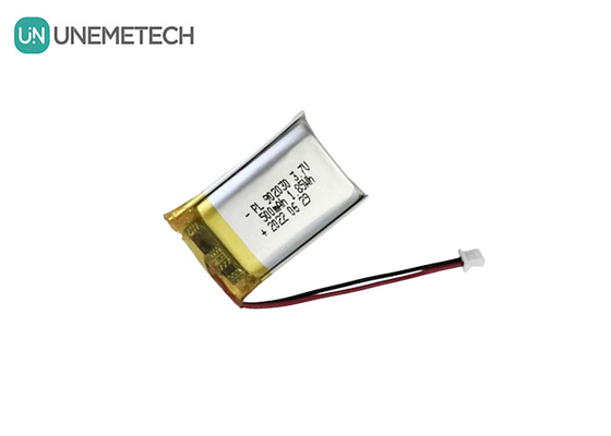 3.7V 500mAh リチウムポリマー充電電池 902030