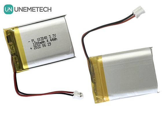 1200mAh リチャージ可能なリチウムイオンポリマー3.7Vバッテリー 103040 消費者電子機器用