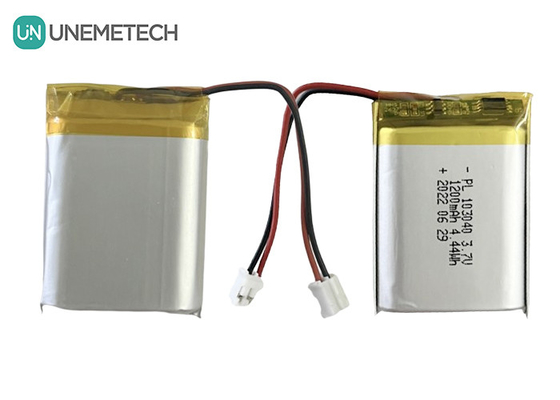 1200mAh リチャージ可能なリチウムイオンポリマー3.7Vバッテリー 103040 消費者電子機器用