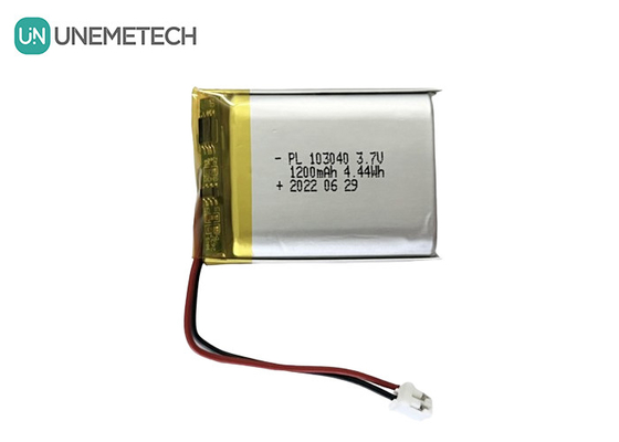1200mAh リチャージ可能なリチウムイオンポリマー3.7Vバッテリー 103040 消費者電子機器用