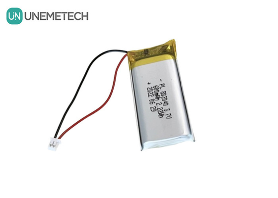 3.7V 600mAh 電子製品用 リポリマー電池 802040