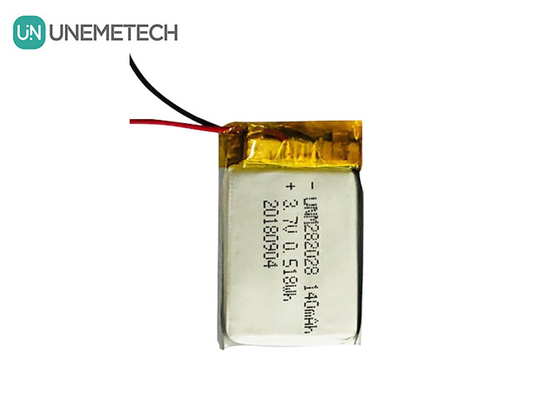 低自己放電リポ電池 282028 / 3.7V 140mAh リチウムポリマー電池 ウェアラブルデバイス