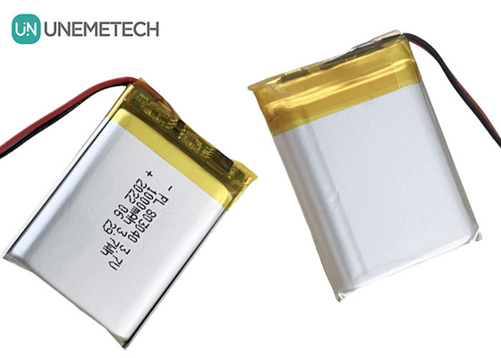 803040 3.7V リポリマー充電電池 3.7Wh 1000mAh ポッチバッテリー JST-PH-2Pコネクタ