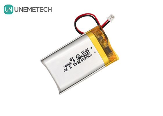 カスタマイズされたリチウムポリマーバッテリー 102540 3.7V 1200mAh リポバッテリー 美容機器用