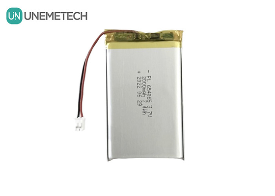 2000mAh 3.7V 電子玩具用のリチウムポリマーバッテリー 654065