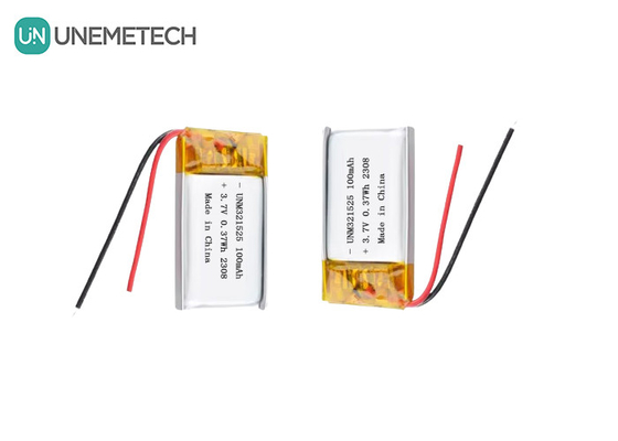 3.7V 80mAh 321525 リチウムイオンポリマー電池 電子製品用