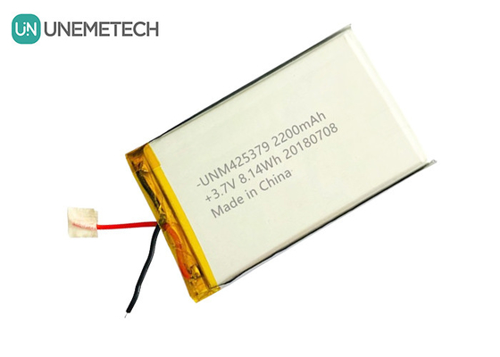 パワーバンク バッテリー カスタム リチウムポリマー バッテリー 425379 3.7V 2200mAh 3Mテープ付き