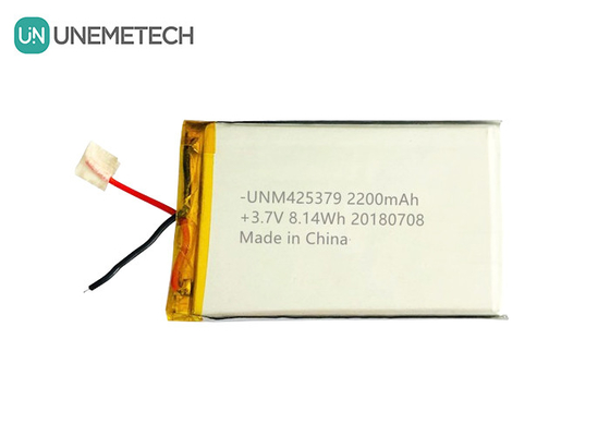 パワーバンク バッテリー カスタム リチウムポリマー バッテリー 425379 3.7V 2200mAh 3Mテープ付き