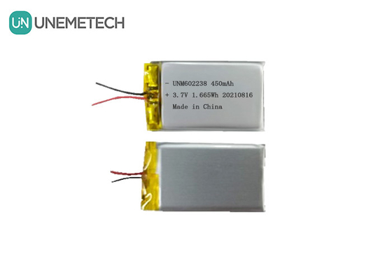 4.2V リチウムポリマー電池 602238 3.7V 450mAh 消費電子機器用