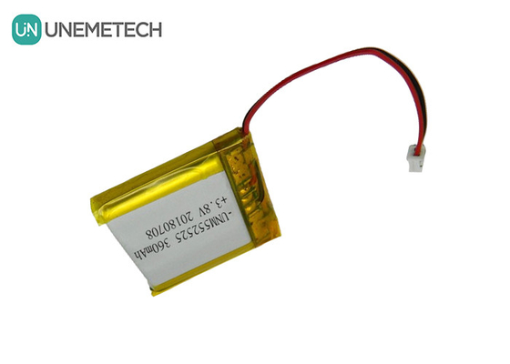 4.35V 360mAh ポリマー 高電圧 リチウムイオン電池 552525 3.8V 携帯機器用