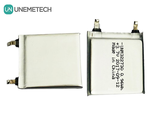 カスタマイズされた再充電可能なポリマーリチウム電池 / 3.7V 260mAh 322730 Li-Po 電池