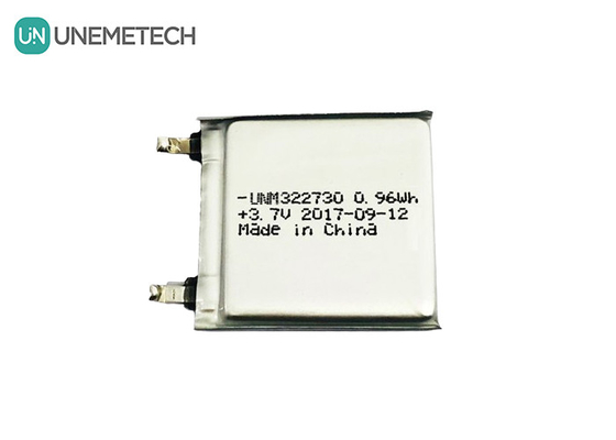 カスタマイズされた再充電可能なポリマーリチウム電池 / 3.7V 260mAh 322730 Li-Po 電池
