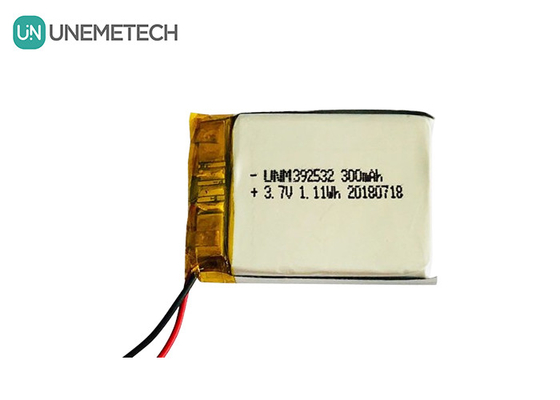GPSトラッカー カスタム リチウムポリマー バッテリー / 3.7V 300mAh 392532 リチャージ可能なリポ バッテリー