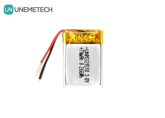 3.8V 高電圧 リオン電池 超小型 リポ電池 4.35V 70mAh 321518 GPS追跡用