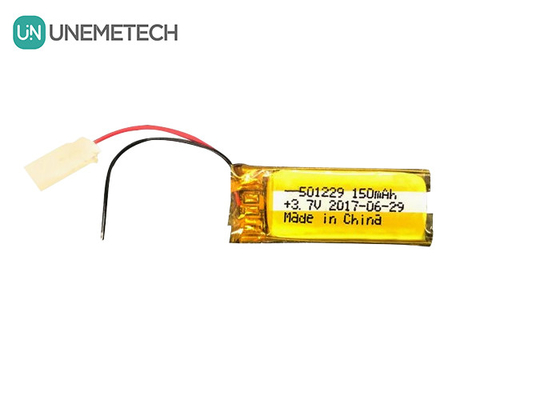 リチウムポリマーリチウムイオン電池 3.7V 150mAh 501229 電子機器部品用