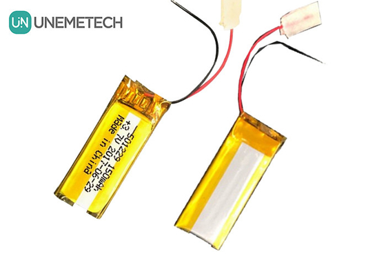 リチウムポリマーリチウムイオン電池 3.7V 150mAh 501229 電子機器部品用