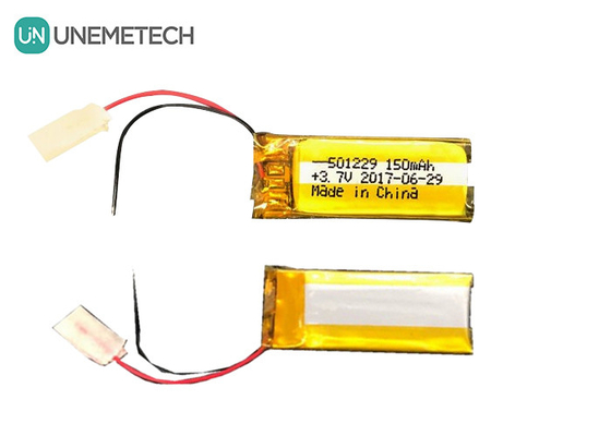 リチウムポリマーリチウムイオン電池 3.7V 150mAh 501229 電子機器部品用
