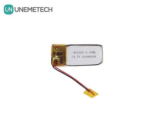 カスタムリチオイオンポリマーバッテリー 3.7V 110mAh 401229 イヤホン充電ケース用の小型リポバッテリー