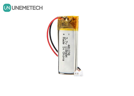 401230 リチウムポリマー電池 3.7V 110mAh リッチャージ可能なリポ電池 イヤホン用