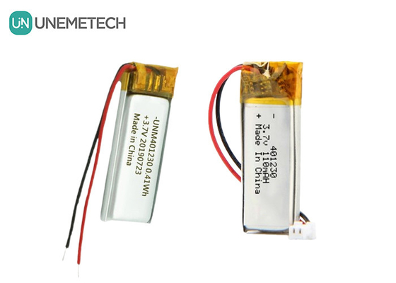 401230 リチウムポリマー電池 3.7V 110mAh リッチャージ可能なリポ電池 イヤホン用