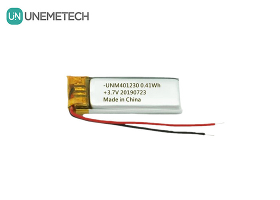401230 リチウムポリマー電池 3.7V 110mAh リッチャージ可能なリポ電池 イヤホン用