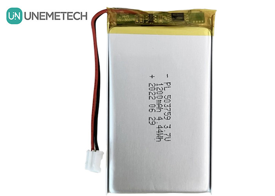 再充電可能なリポリマーバッテリー 3.7V 1200mAh 503759 アドバイスプレーヤー用のポリリチウムバッテリー