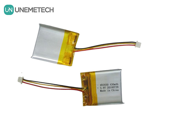 高電圧リポリマー電池 402830 3.8V 430mAh HV リポ電池 医療機器用